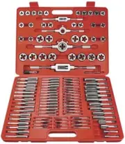 110 Piece Tap and Die Set（SAE&METRIC）Threading Tool Set With Storage Case | Metr