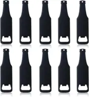 10 Pack Stainless Steel Flat Bottle Opener, Beer Bottle Openers for Kitchen, Bar