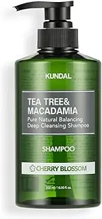 Kundal Tea Tree & Macadamia Deep Cleansing Shampoo 500 ml - Cherry Blossom