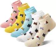 Womens Ankle Socks Cotton No Show Socks Casual Low Cut Socks