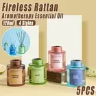 5X 120ml Scented Candle & Reed Diffuser Set Non Fire Aromatherapy Home Fragrance