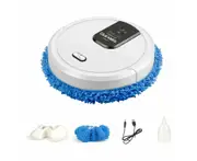 Smart Robot Automatic Mop Floor Remote Operation Sweeping Dust Cleaning Machine Appliances Vacuum Cleaner Robot B White/