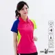 【遊遍天下】MIT台灣製女款抗UV吸濕排汗POLO衫(S118) M 玫紅