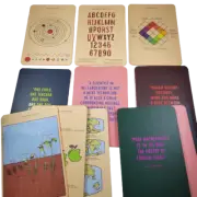 Wooden Flashcards for the Future Children's Educational Learning Tool