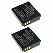 2X Battery for Panasonic CGA-S005A DMW-BCC12 Lumix DMC-LX2 DMC-LX1 LX2 DMC-FX7