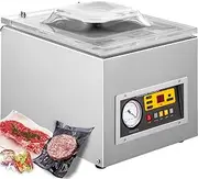Chamber Vacuum Sealer Machine, 120W Digital Commercial Vacuum Sealer Packing Machine, Sealing Packaging for Kitchen Food, Fruit, Pickle, Electronic Elements
