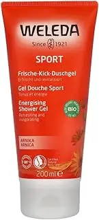 [Weleda] Arnica Sports Shower Gel 200ml | Energising Body Wash | Rosemary Lavender Fragrance | Vegan
