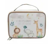 Lunch Bag Little Moments Safari Theme Insulated Food Storage Portable Travel