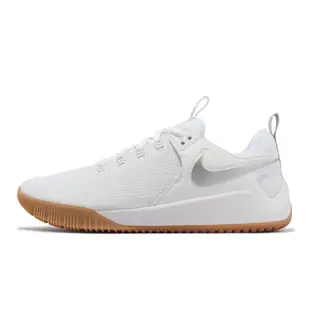 Nike 排球鞋 Air Zoom Hyperace 2 SE 男鞋 白 銀 緩震 室內運動鞋 羽桌球鞋 DM8199-100