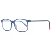 Ermenegildo Zegna ER-1053495 Men Blue Optical Frame Plastic Rectangle Eyeglasses
