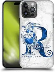 Head Case Designs Officially Licensed Harry Potter Ravenclaw Aguamenti Deathly Hallows IX Hard Back Case Compatible with Apple iPhone 14 Pro Max