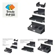 4 PCS Magnetic Shelf Tool/Parts Storage box Trays Set - ToolBox Organizer Che...