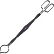 Dagan TONG-S Individual Hearth & Fire Pit Tool - Scissor Tong Black