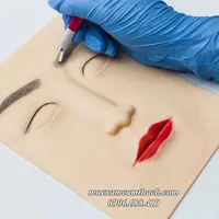 在飛比找蝦皮購物優惠-(2 件) 假皮革 3D 雕刻紋身噴霧練習臉