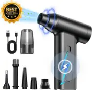 130000RPM Compressed Air Duster Cordless Electric Blower for Car Home Keyboard