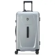 Delsey Peugeot 73 cm 4-Wheel Trunk Suitcase - Silver
