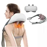 Neck Massager Rechargeable Heat Back Pain Relief 5D Massage Neck And Shoulder