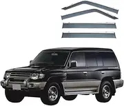 FUWKAIZS Compatible for Mitsubishi Pajero V31-V46 V20 1992-1998 Window Visor Vent Wind Deflectors Visors Rain Guard Shades Visor