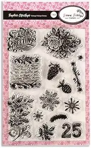 Dawn Bibby Creations Timeless Christmas Vintage Foliage Stamp