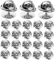 [IWOWHERO] Butterfly Hat 50 Clutch Pin Backs Tie Tacks Blank Pins Keeper Replacement Diy Craft Accessories