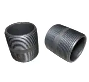 (Qty 2) 2-1/2 x 3 Black Pipe Nipple Schedule 80 Seamless