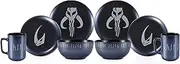 Star Wars The Mandalorian 8-Piece Limited Edition Stoneware Dinnerware Set