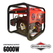 BBT 8000i 6kVa Off Grid Petrol Generator - Briggs & Stratton XR2100- 2-Year Warranty