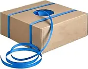 Blue Polypropylene Hand Strapping 15MM Poly Plastic 1000M Roll 150 Kgf Break Strength Ideal for Pallet Carton Handling Strong Reliable Pack of 1