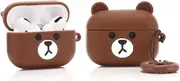 liangnv Airpods Pro Silicone Case Funny Cover Compatible for Apple Airpods Pro[3D Animal Pet Pattern][Best Gift for Kids Friends Boys Girls] (Small Br