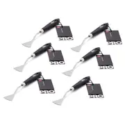 6x Jasart Elevate Effects Metal Painting Palette Knife Spatula Fan Small Black