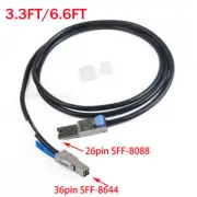 Dell PowerVault MD1220 External Mini-SAS Cable SFF-8088 To SFF-8644 YJXMR 1M/2M