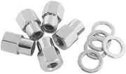 Aeroflow 0.550 Shank Open Nuts M12X1.50Chrome M12 X 1.50mm Wheel (5) - AF3036-6000