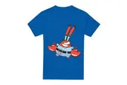 SpongeBob SquarePants Mens Mr Krabby T-Shirt (Royal Blue) - UTTV6661