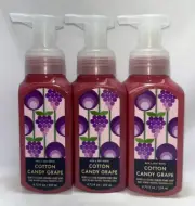 3 Cotton Candy Grape Gentle Foaming Hand Soap Bath & Body Works 8.75 fl Oz