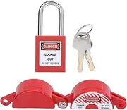 Valve Lockout, 0.24 1.5 Inch Gate Valve Lockout Device Valve Lockout And Safety Padlock Combination Oil Gas Valve Lock Natural Gas Valve