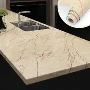YELLOW Large Size Removable Decorative Marble Contact Paper for Stick Wallpaper Wall Decor Wallpaper Stick 24inches x 118inches/Roll