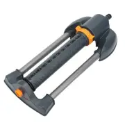 Sprinkler Garden 20-hole Metal Base Swing Device Oscillating Sprinkler Orange No