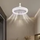Ceiling Fan with Light E27 Dimmable LED Lighting Ceiling Fans for Study