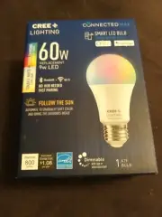 Pair of Cree Connected Led Lightbulb Cree Smart Bulb 60w 2700k