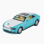 Catzon 1:32 Shining Alloy Car Model with Pull-Back Functionality and Sound Light Effects-Blue