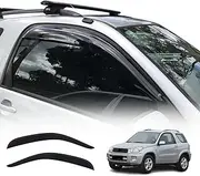 OAD4X4 Weathershields Compatible with Toyota RAV4 2000-2006 3 Doors, Weather Shields Window Visors Wind Deflectors Sun Rain Guard 2PCS Set