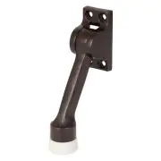 BRINKS Commercial - 4" Kick-Down Door Stop, Bronze Finish - Non-Obtrusive Opt...