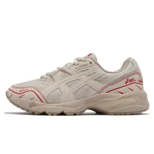 【asics 亞瑟士】休閒鞋 GEL-1090 復刻 老爹鞋 男女鞋 亞瑟士 穿搭 運動休閒 情侶穿搭 白 紅(1203A159200)