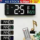 16“ Digital Big Large Jumbo LED Wall Desk Clock Display Temperature Calendar