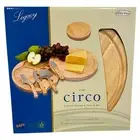 Legacy Circo Eco Friendly Cheese Cutting Board Knife Set Brand New Tray Swivel