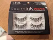 ARDELL FAUXMINK WISPIES 2 TWIN PACK FALSE EYELASHES INVISIBAND #67414