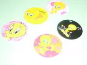Pre Cut One Inch Bottle Cap Images! TWEETY BIRD FREE SHIP