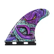 3DFins Kracken Futures Tab 3 Fins All Rounder Go Hard Series New Medium