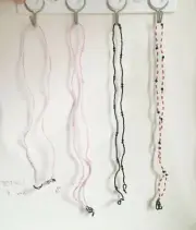 4 Fancy Beaded Eye Glasses Strings