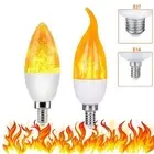 E14 E27 Flame Lamp Candle Light Flame Effect Light Bulb Atmosphere Lamp